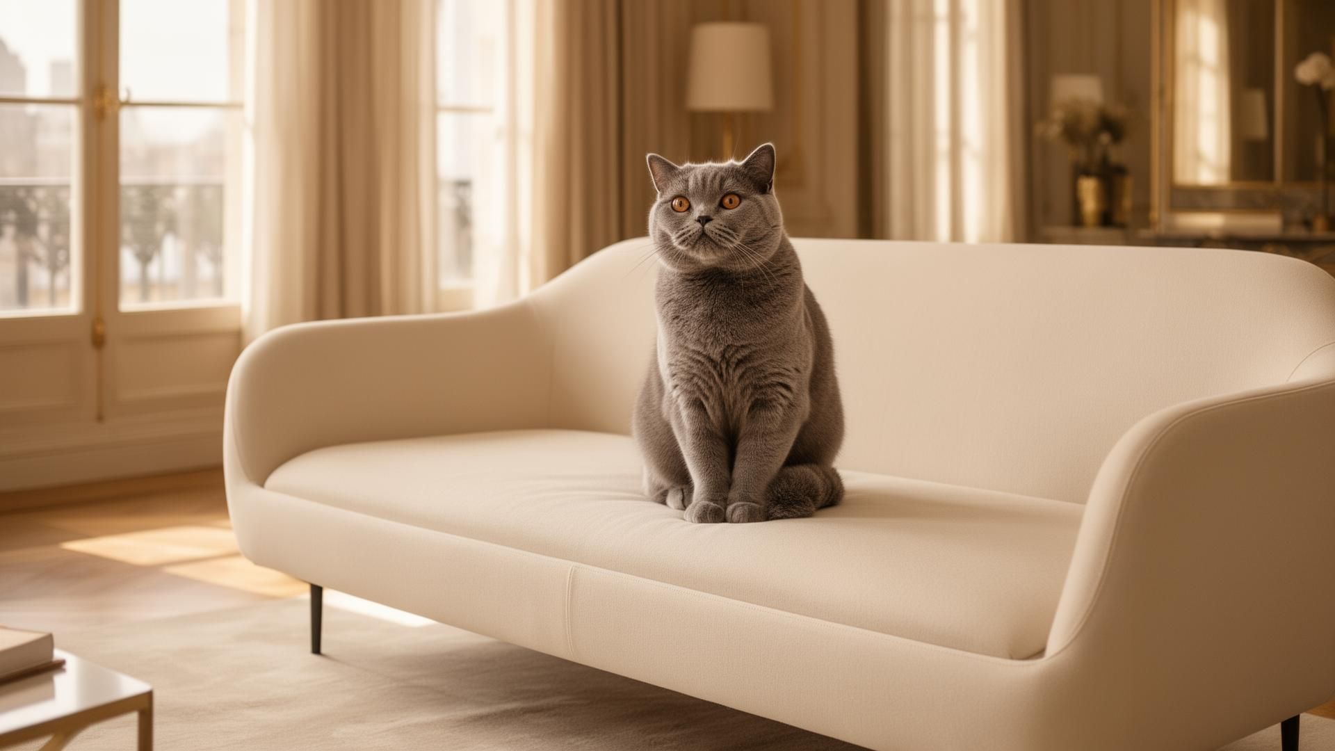 The Feline CEO, photographed in residence